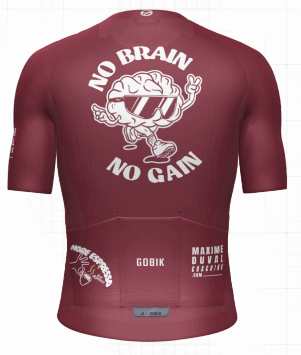 Maillot Manches Courtes -  No Brain No Gain – Image 2
